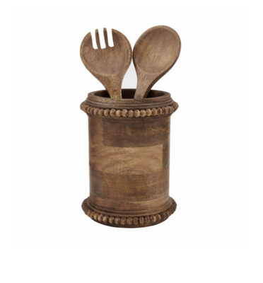 Beaded Utensil Holder