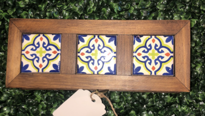 Tiny Box with 3 Colored Tiles