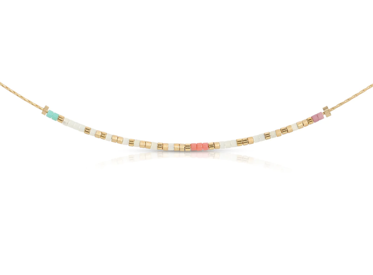 Dot and Dash Necklace- Happy B-Day