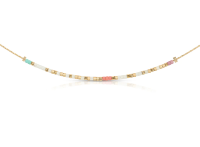 Dot and Dash Necklace- Happy B-Day