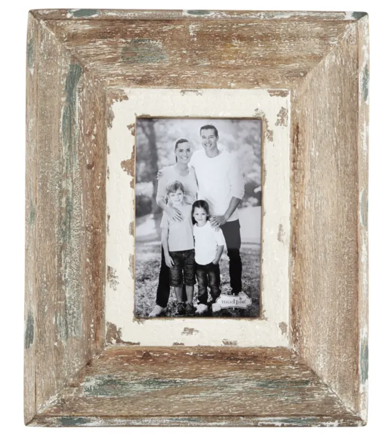 4x6 Weathered Frame with Teal