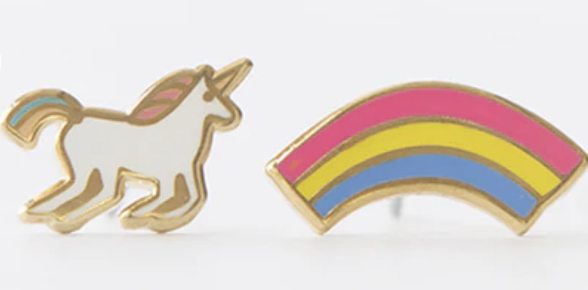 Unicorn and Rainbow Earrings