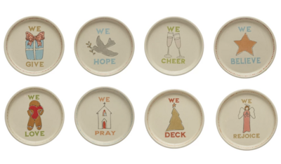 We Christmas Trinket Trays 