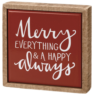 Merry Everything Sign Mini