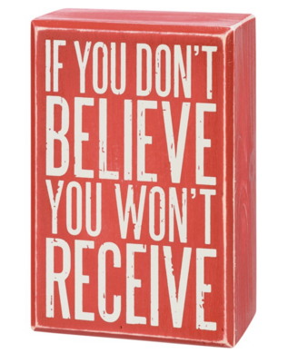 If you don't Believe Box and Socks