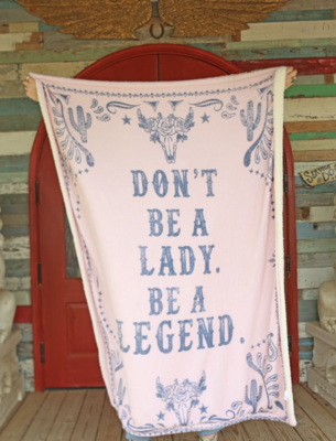 Be a Legend Throw Blanket