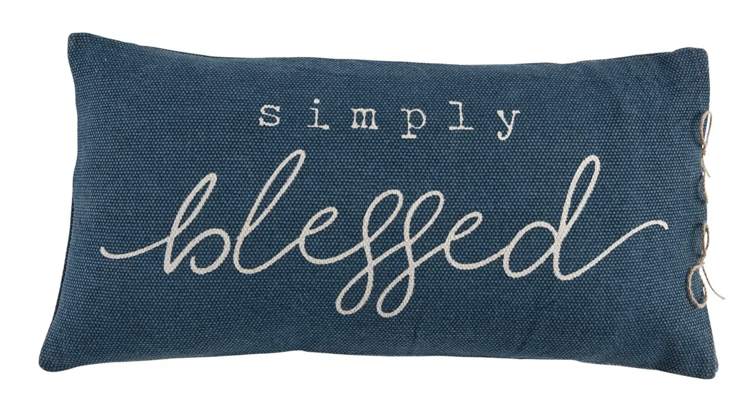Simply Blessed Pillow