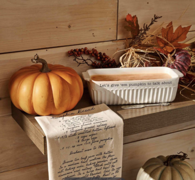 Pumpkin Bread Baker and Towel Set