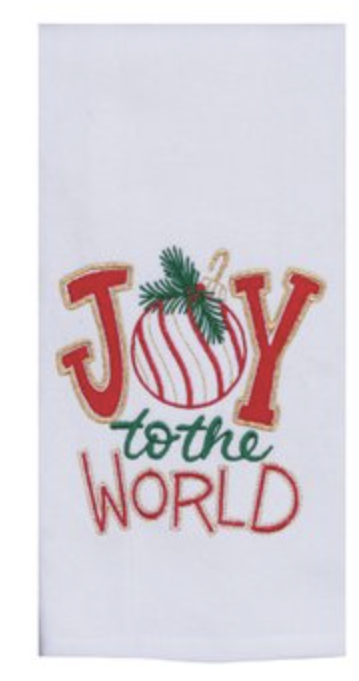 Joy to the World Ornament Tea Towel