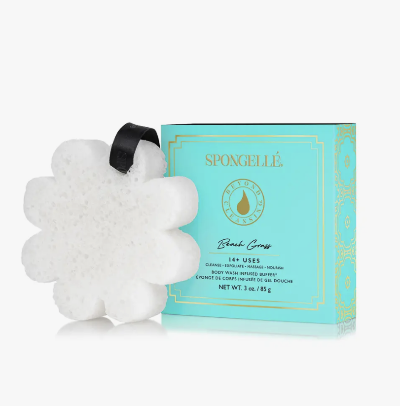 Flower Spongelle in Box-Beach Grass