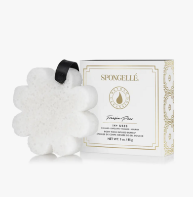 Flower Spongelle in Box-Freesia Pear