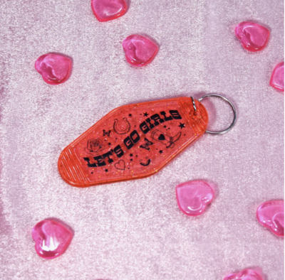Let's Go Girls Keychain