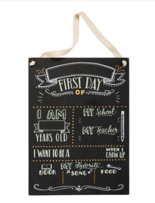 First Day of School Chalk Sign