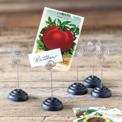 Cast Iron Name Card Holder