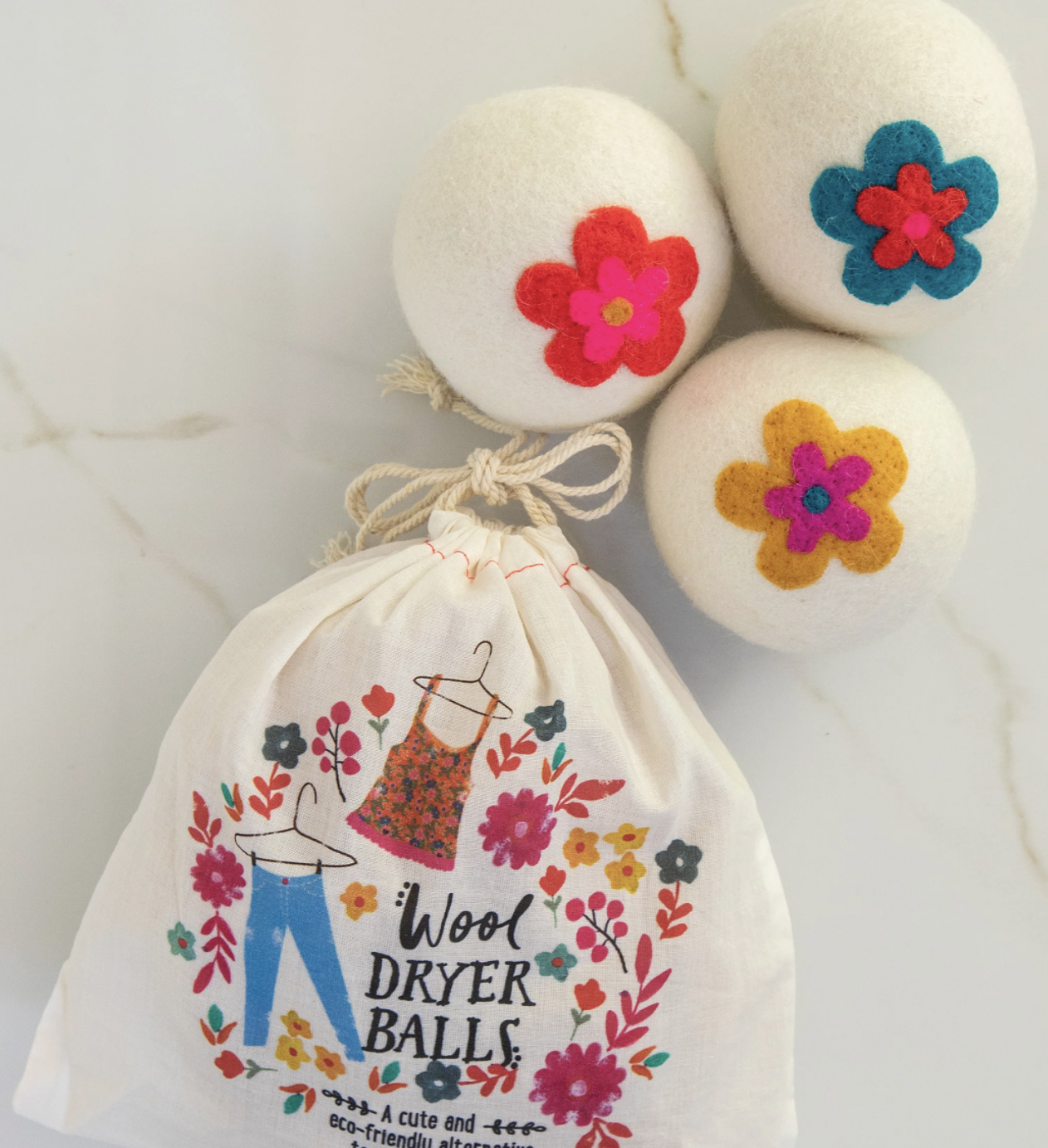 Flower Dryer Balls 