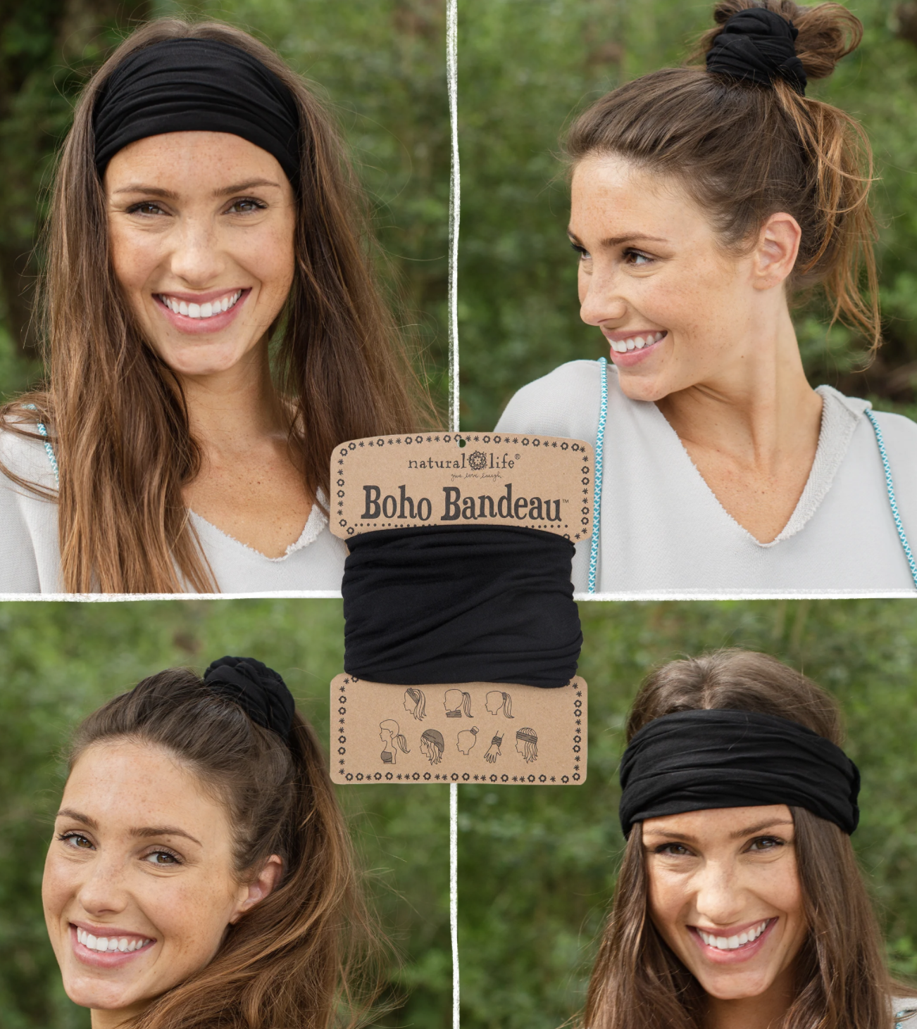 Boho Bandeau Black