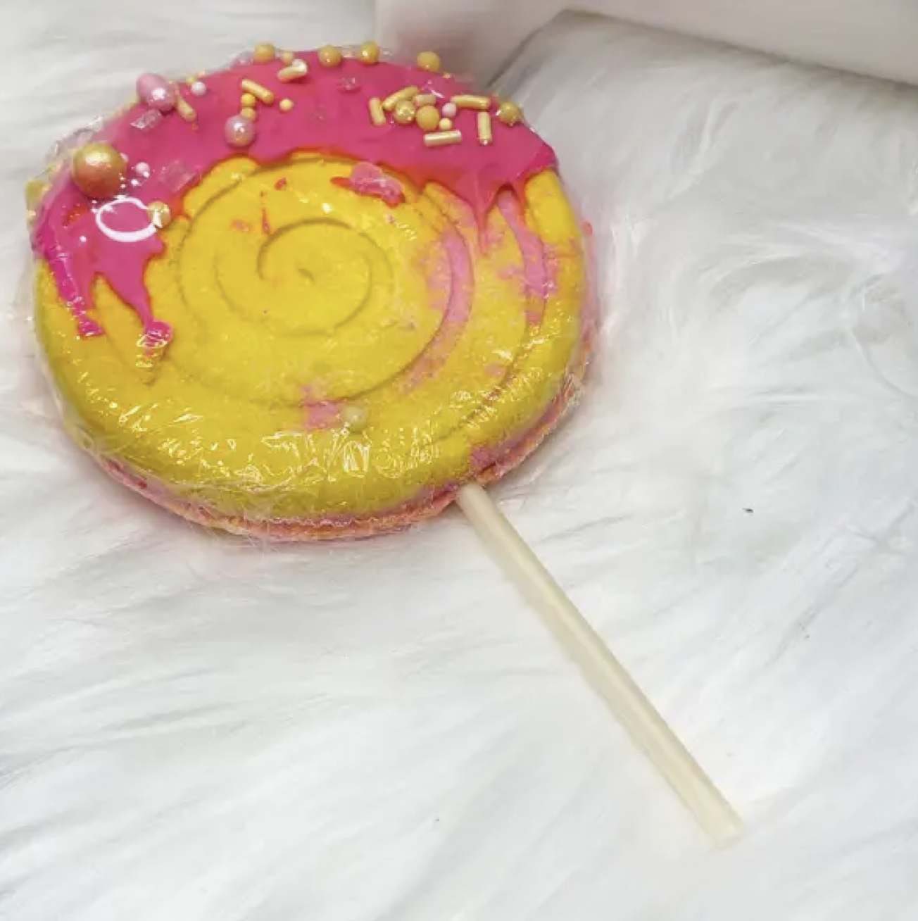Yellow Lollipop Bath Bomb