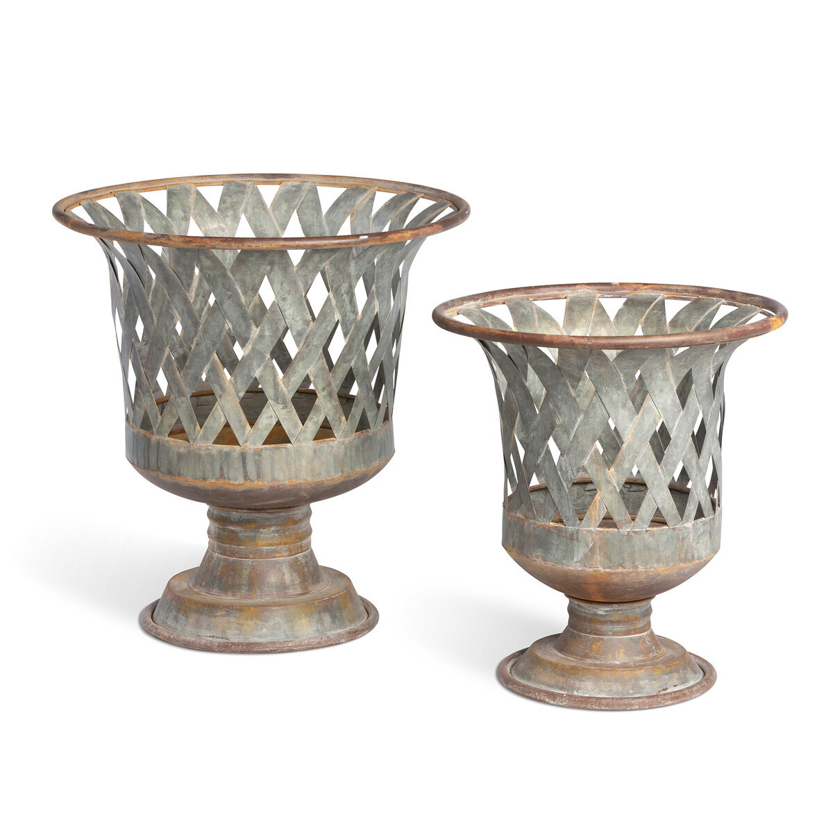 Woven Metal Classic Urn-small