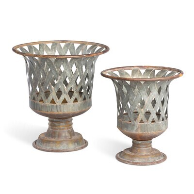 Woven Metal Classic Urn-small