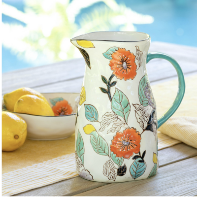 Poppy Garden Pitcher