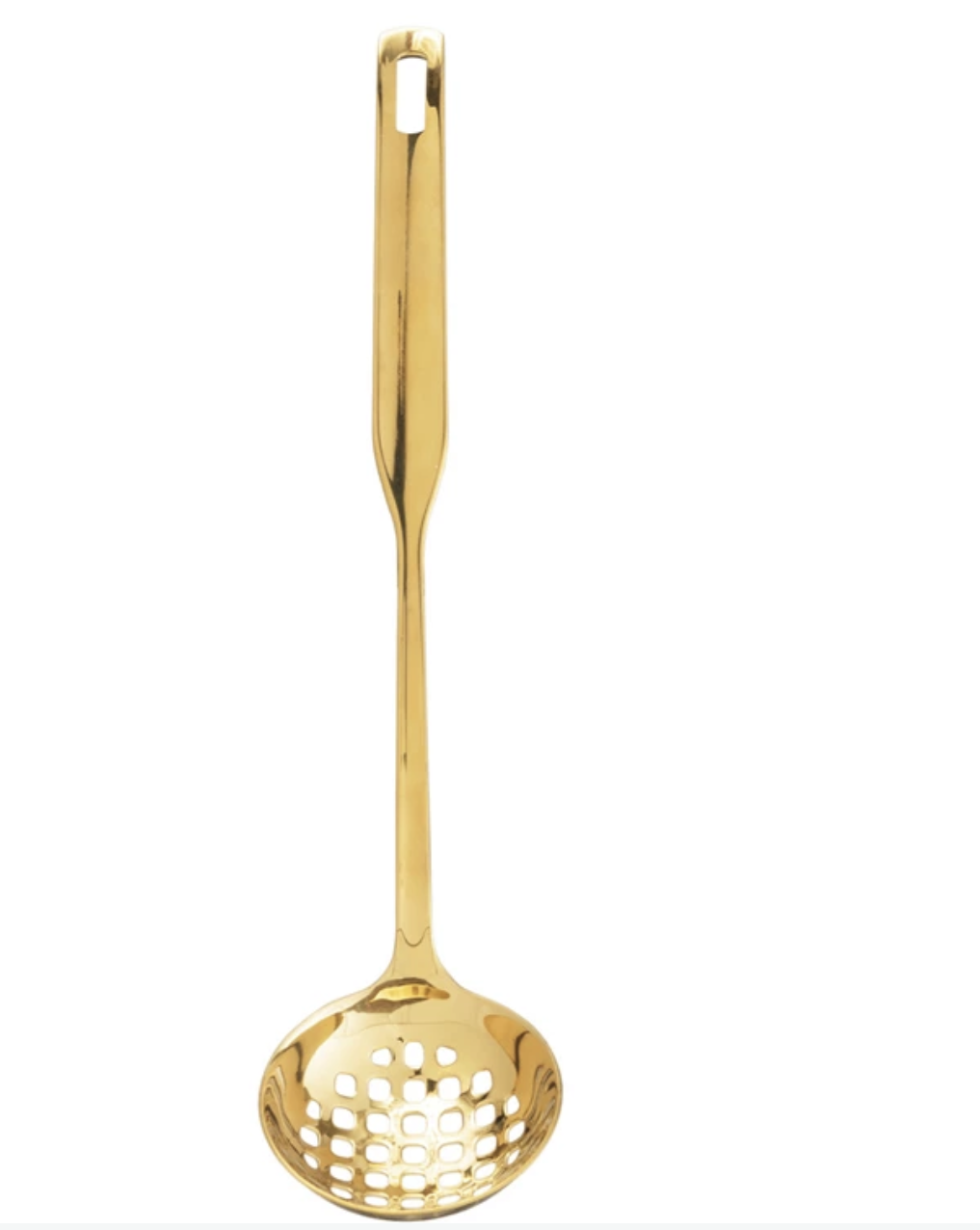 Gold Slotted Ladle
