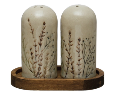 Stoneware Salt and Pepper Shaker