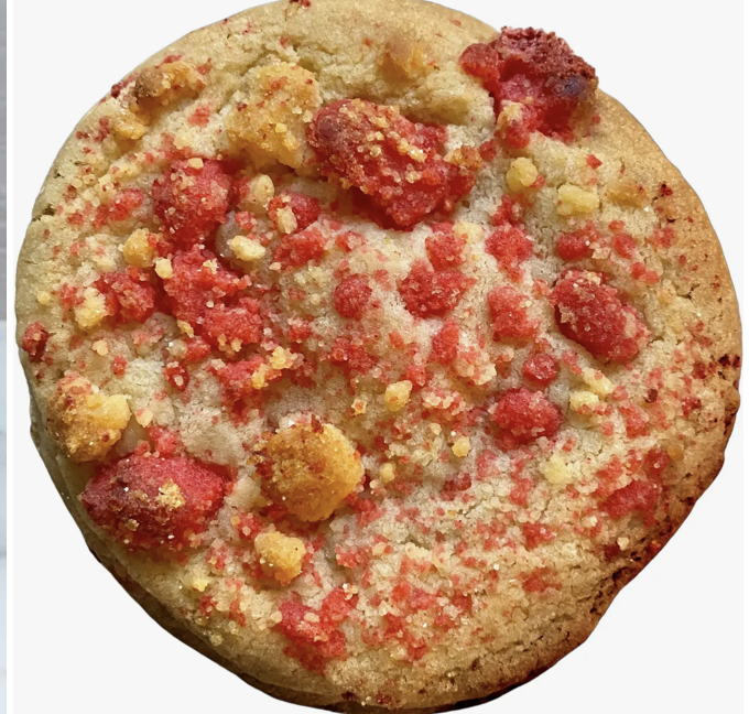 Stuffed Cookie-Strawberry Shortcake