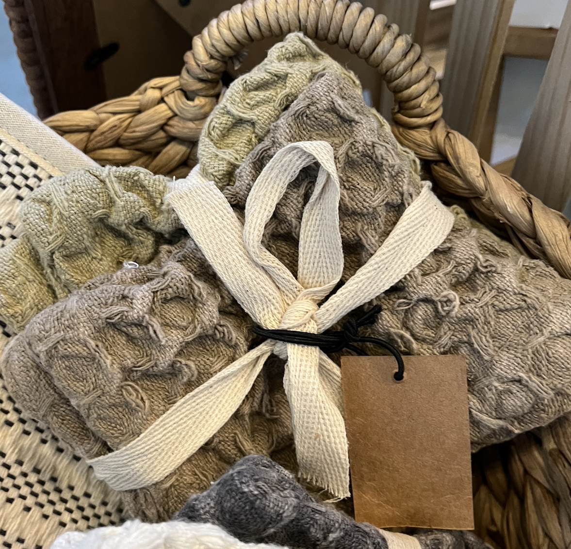 Green and Brown Towel Set