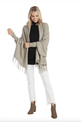 Cardigan Wrap Taupe 