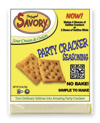 Savory Party Cracker Seasoning - Sour Cream &amp; Onion
