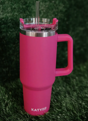 40 oz Tumbler- Hot Pink