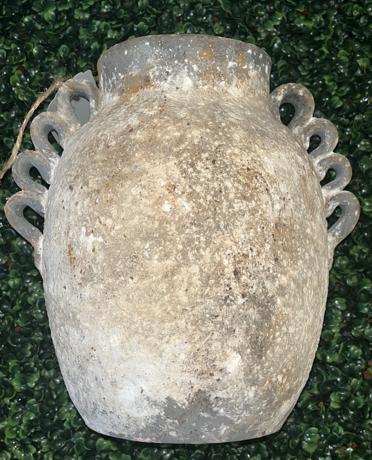 Large Ribbon Handle Vase