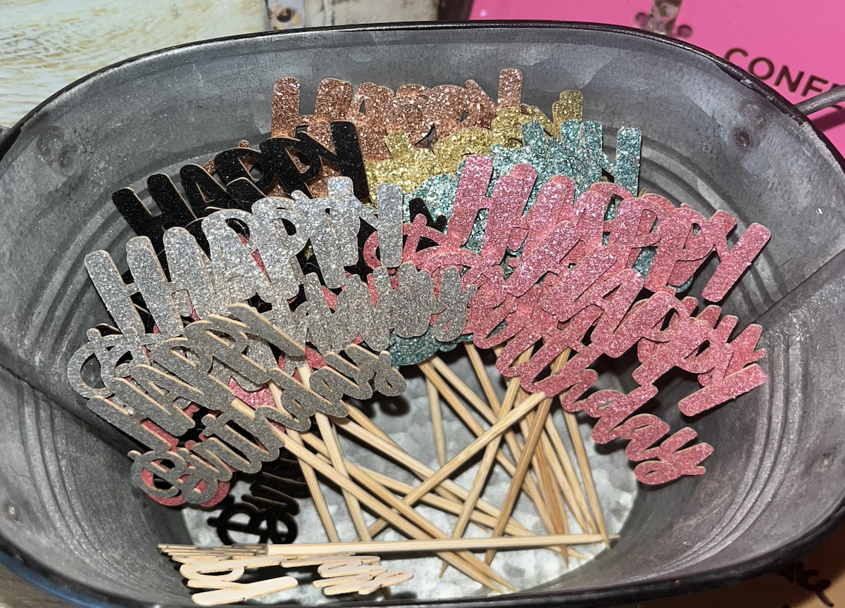 Happy Birthday Cupcake Toppers