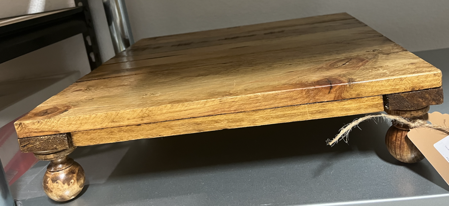 Square Footed Wooden Riser