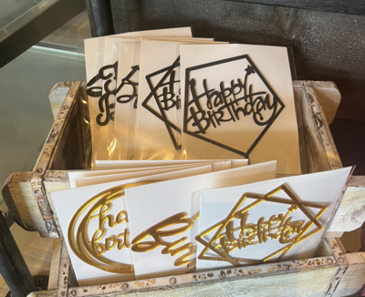 Matte Acrylic Cake Topper