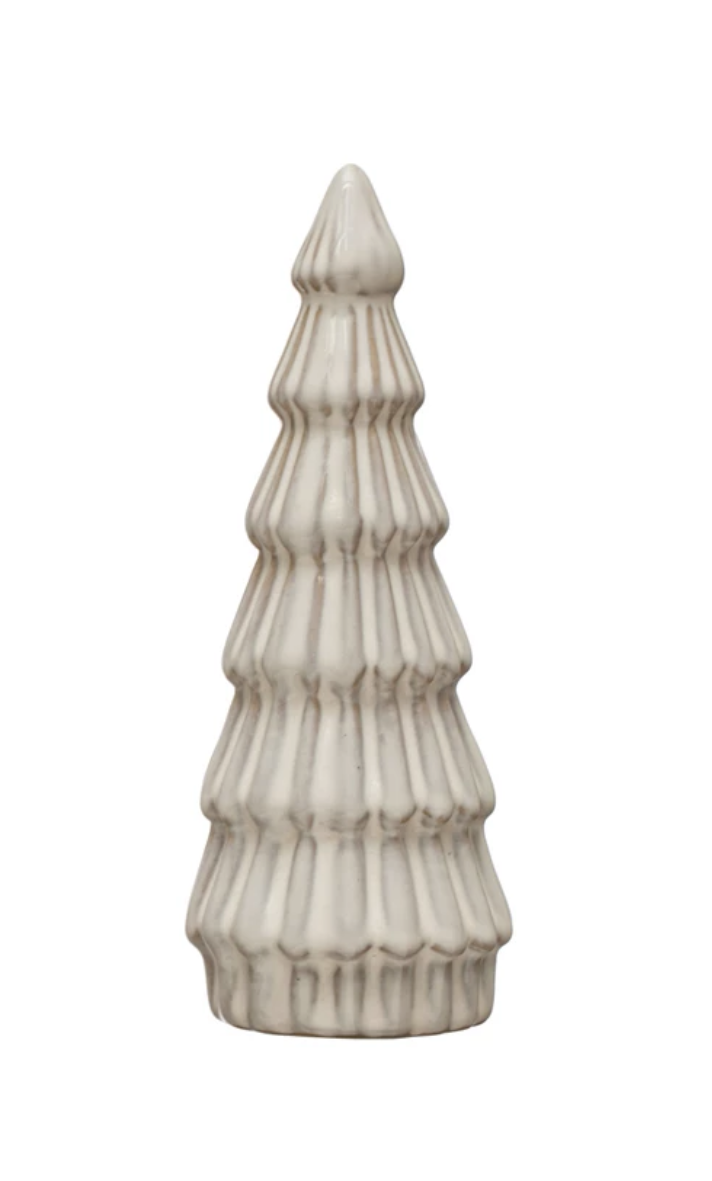 White Glazed Christmas Tree