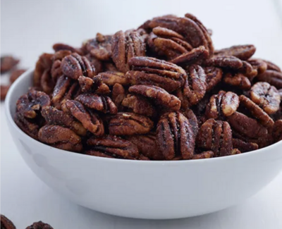Sweet &amp; Spicy Glazed Pecans