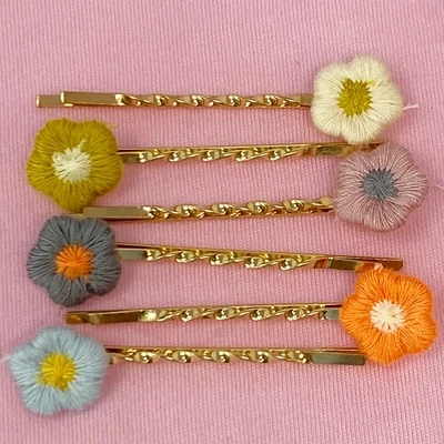 Floral Bobby Pin Set