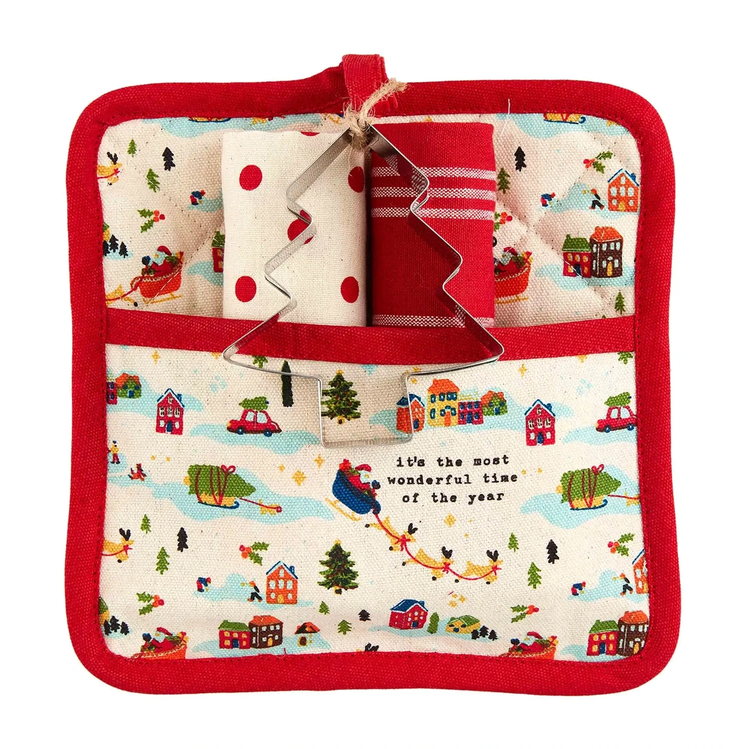 Santa Pot Holder