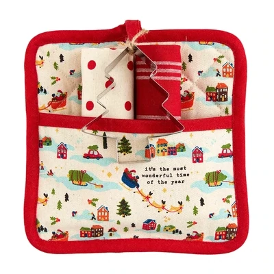 Santa Pot Holder