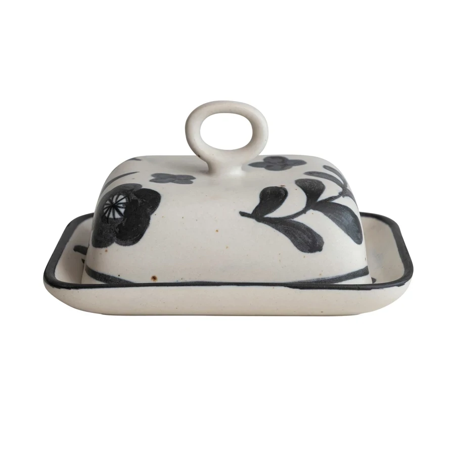 Stoneware Butter Dish