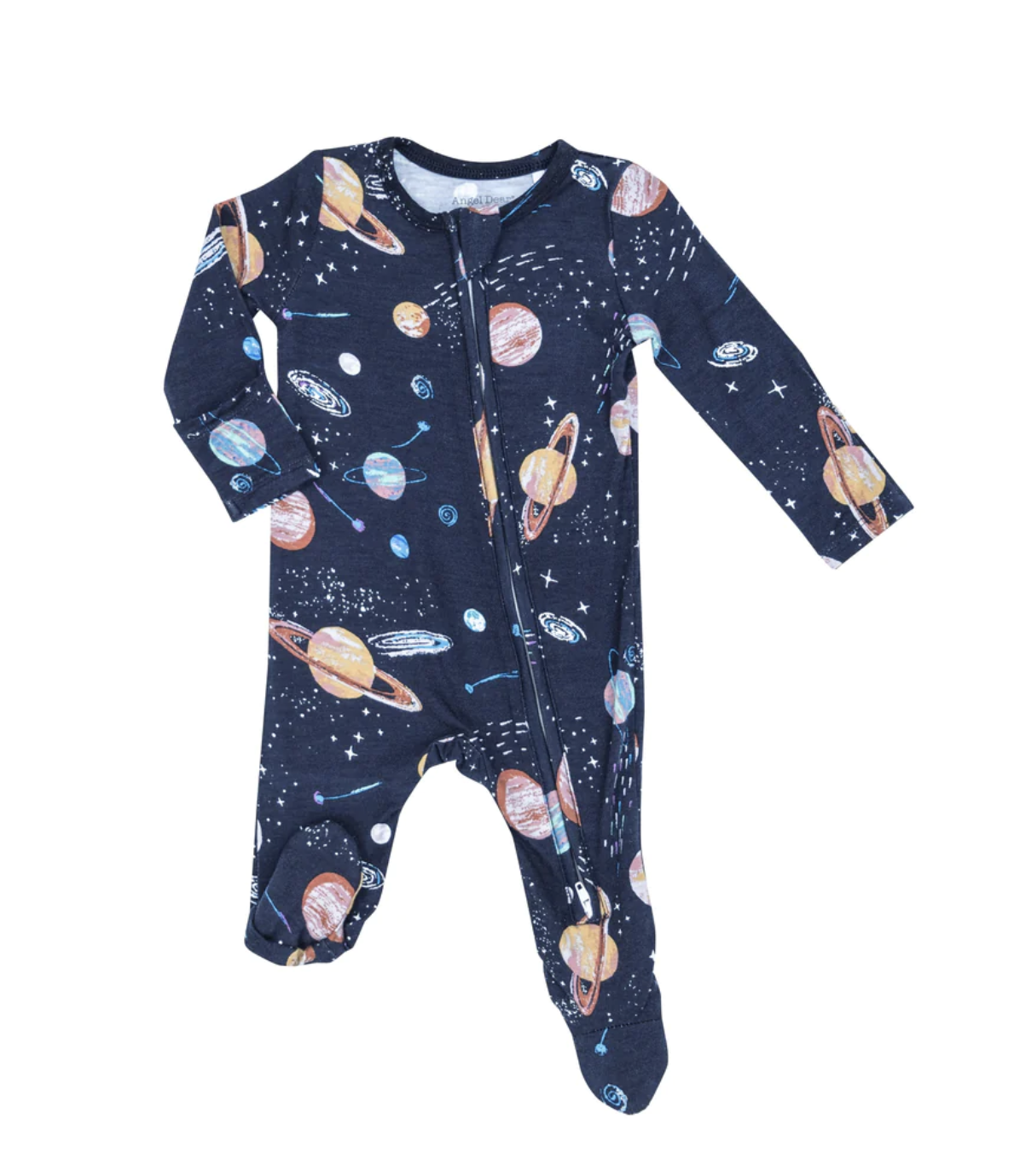 Solar System 2 Way Zipper Romper - 3-6M