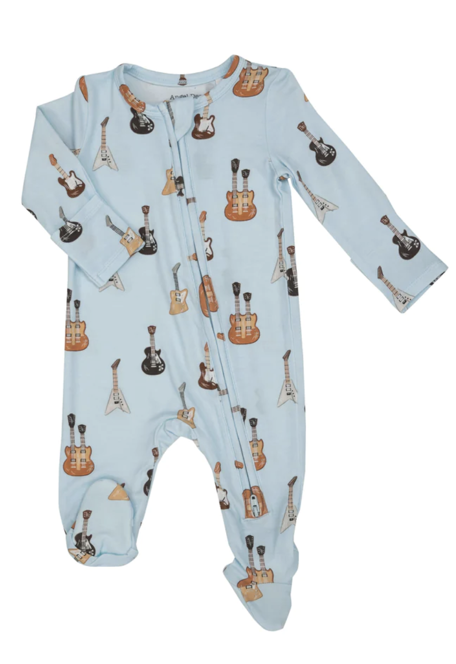 Electric Guitar 2 Way Zipper Footie - 3-6M