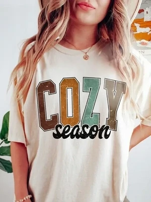 Cozy Season Fall T-Shirt - Small