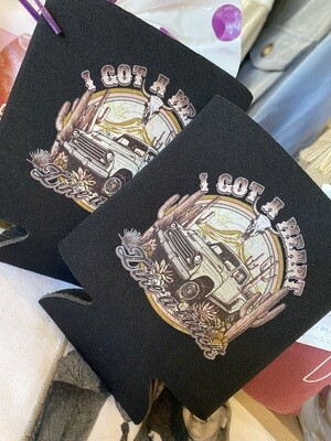 Heart like a Truck Koozie