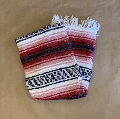 Assorted Color Striped Blankets