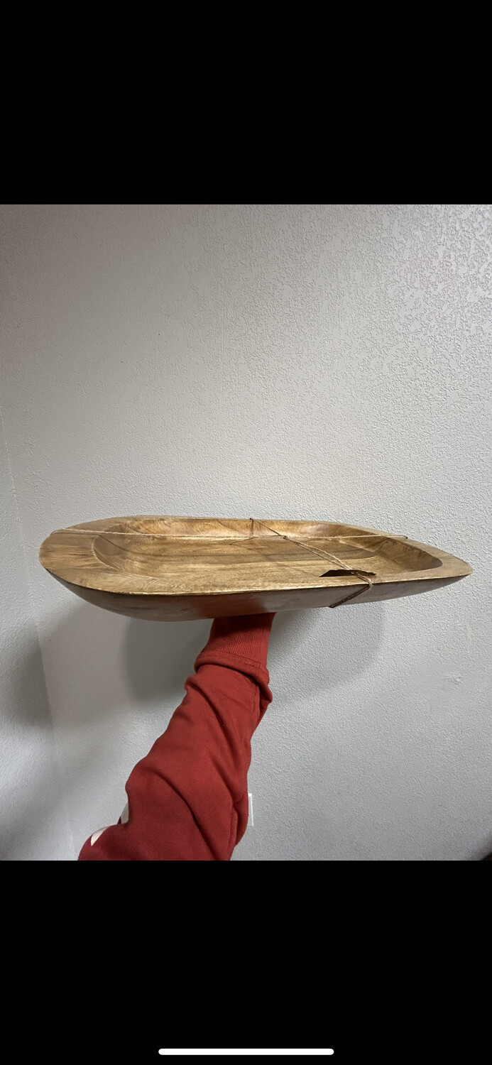 Large oval bowl