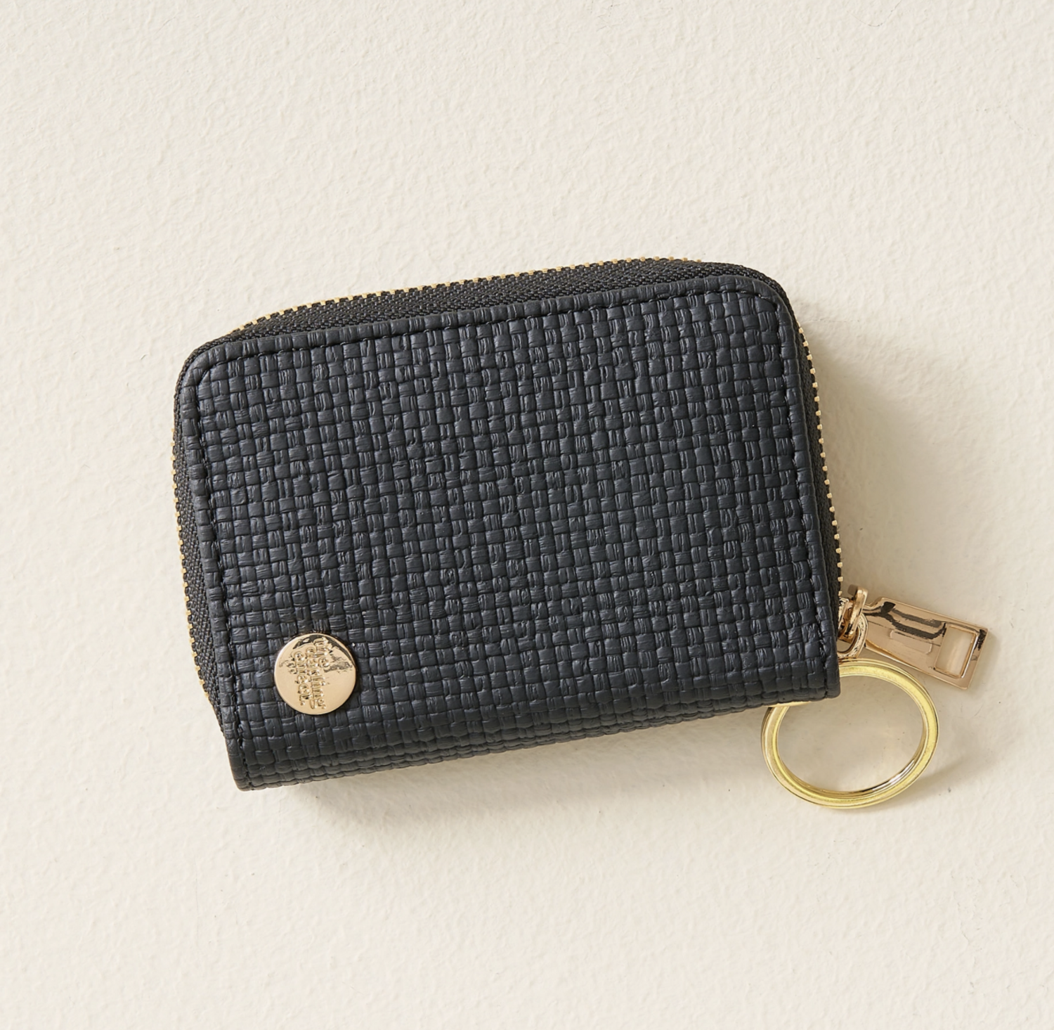 Zip Around Wallet-Black