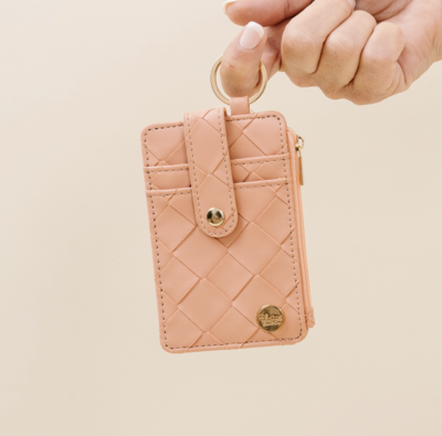 Rose Woven Wallet