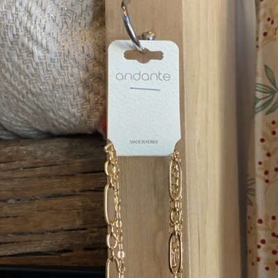 Gold Link Necklace 